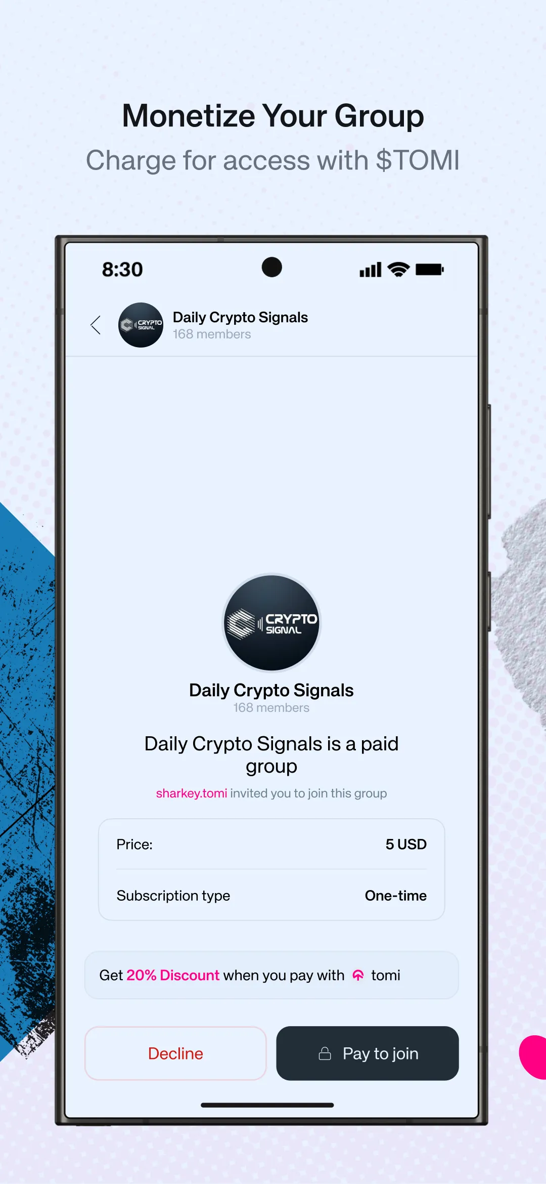 TOMI Web3 SuperApp | Indus Appstore | Screenshot