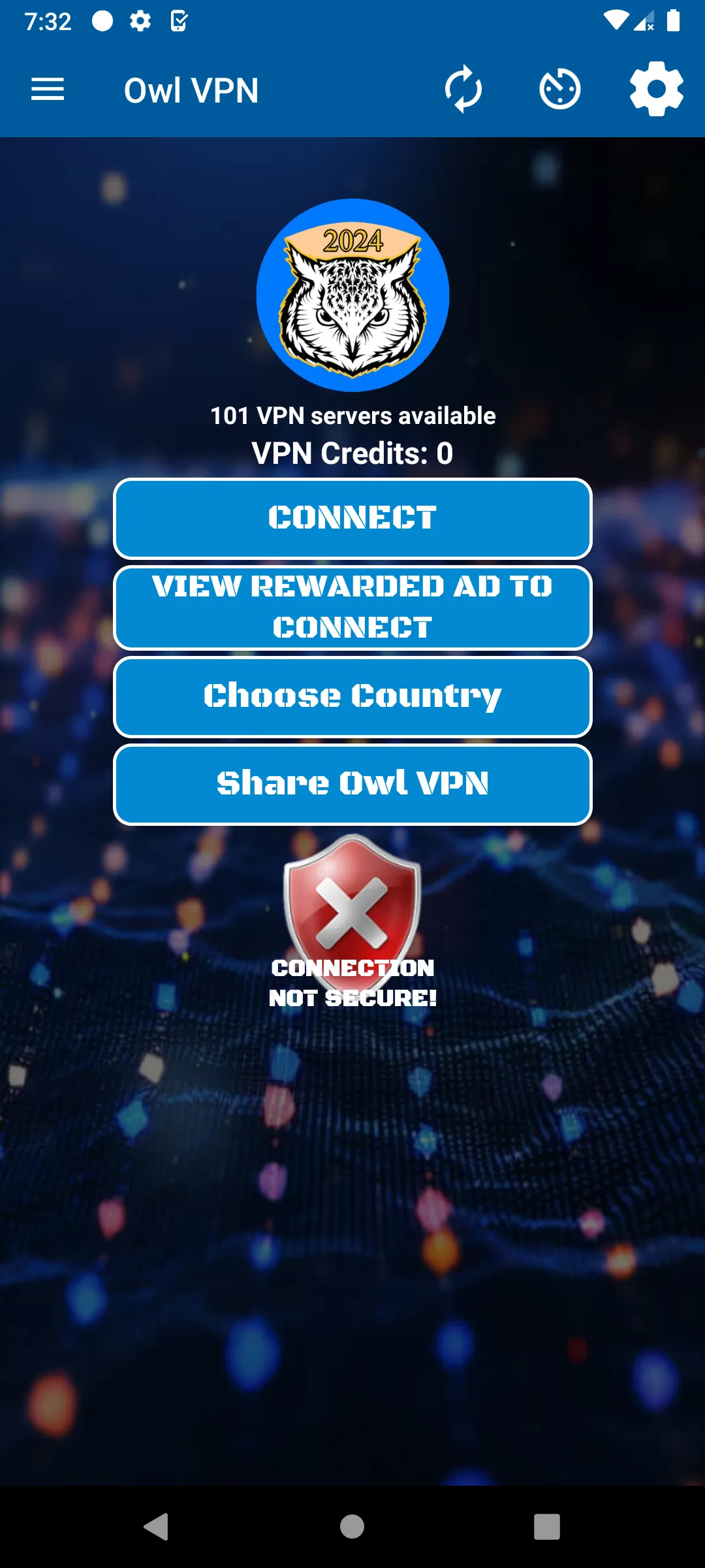 Owl VPN Fast Secure Proxy Net | Indus Appstore | Screenshot