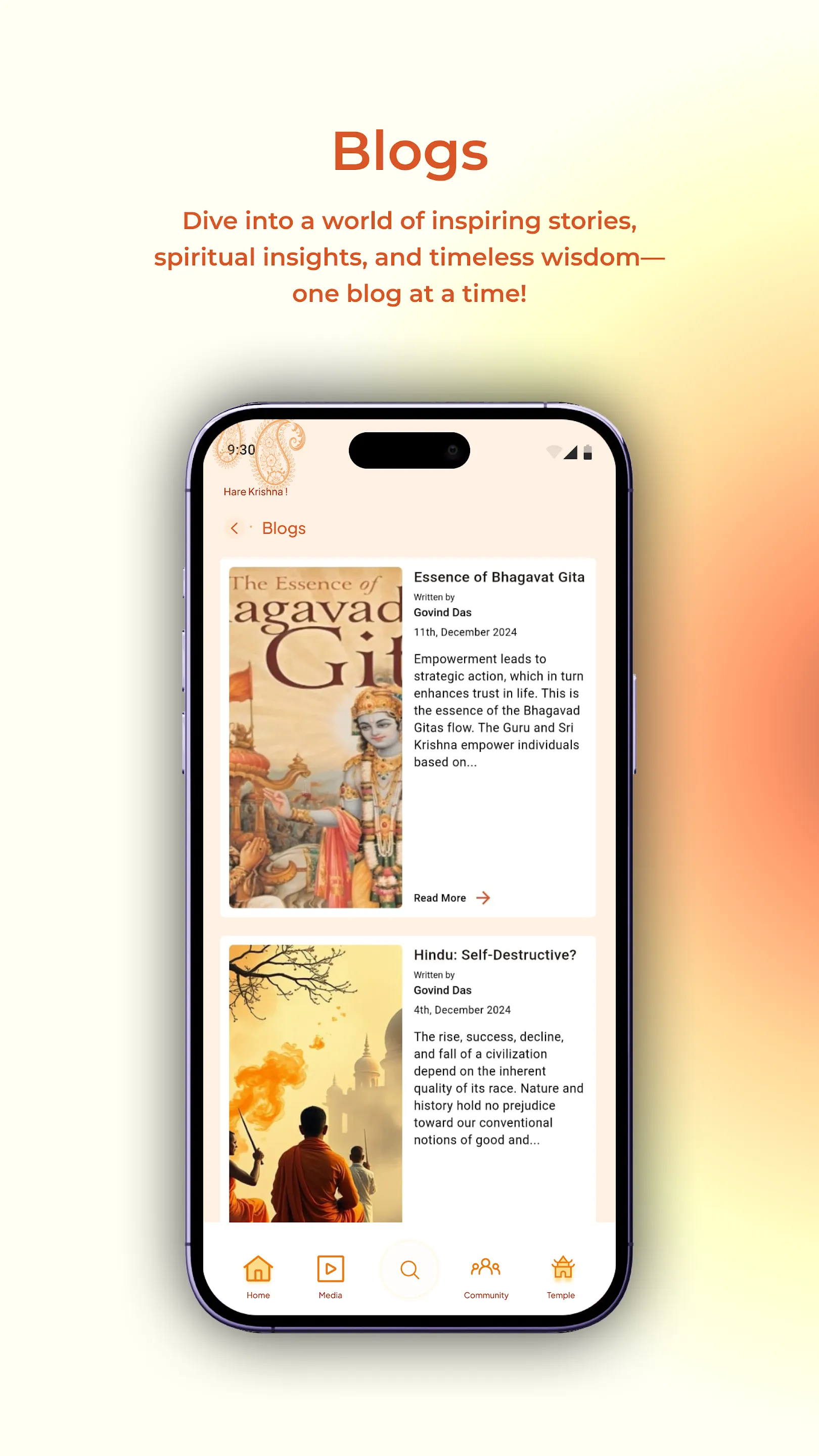 ISKCON Chowpatty | Indus Appstore | Screenshot