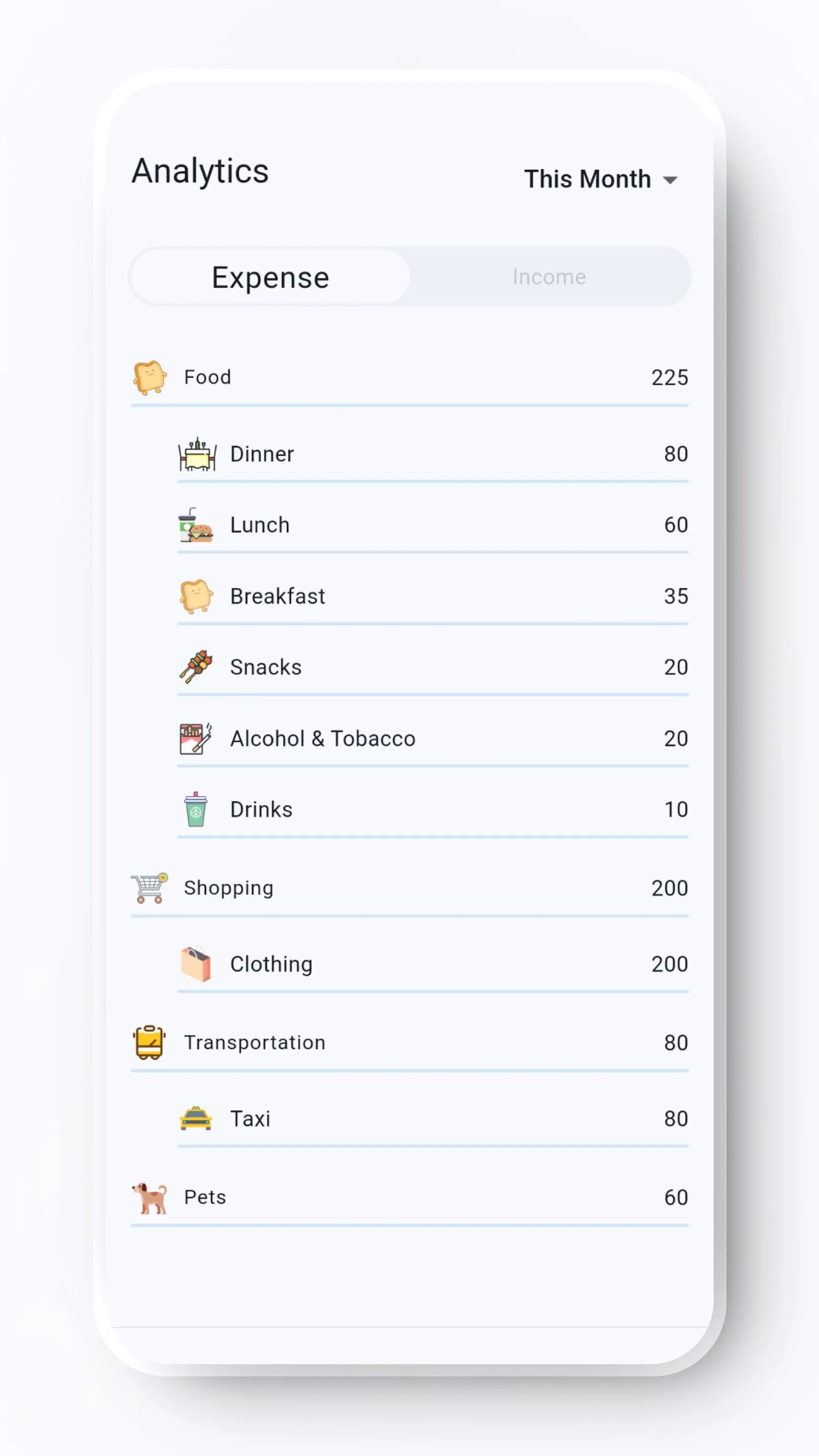 Finch: Expense Tracker, Budget | Indus Appstore | Screenshot