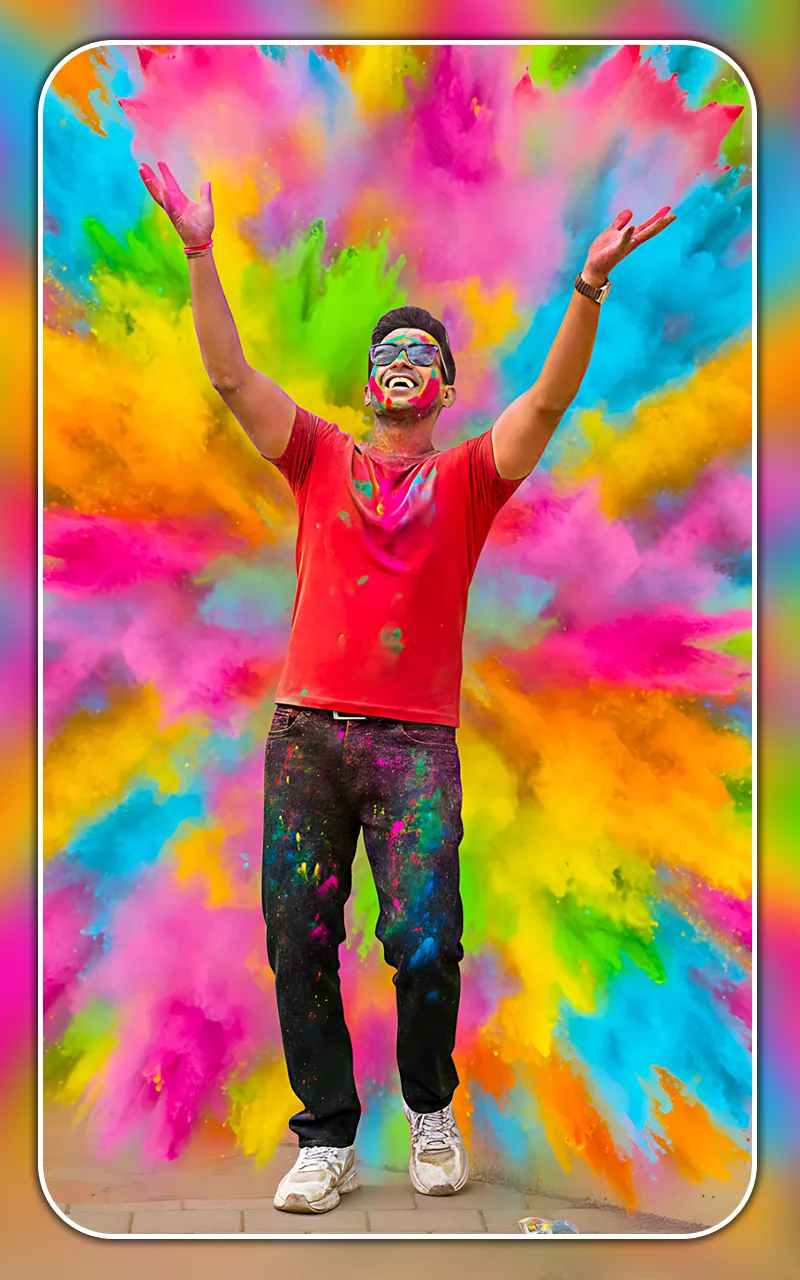 Holi photo editor and frames | Indus Appstore | Screenshot