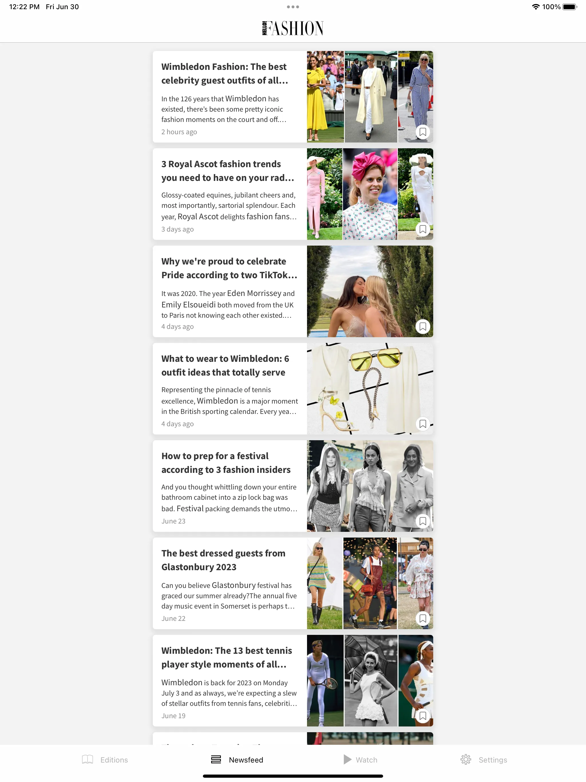 HELLO! Fashion Magazine | Indus Appstore | Screenshot