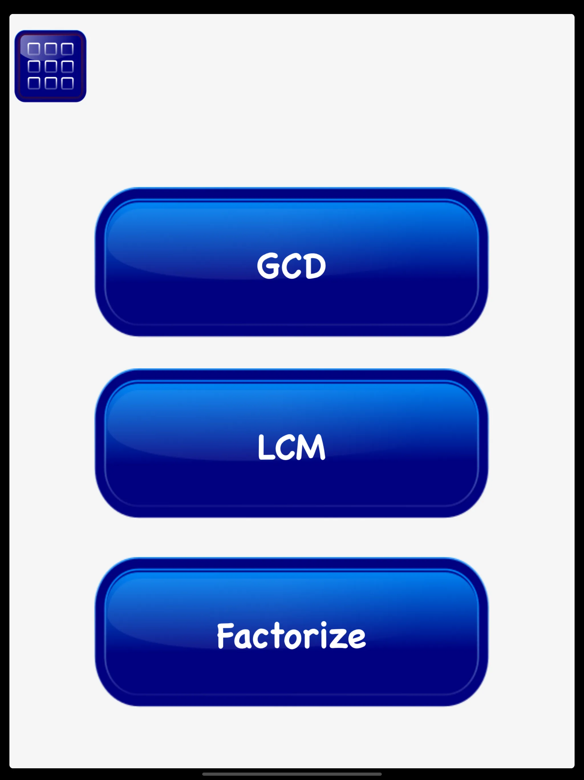 LCM GCD Calculator Prime Lite | Indus Appstore | Screenshot