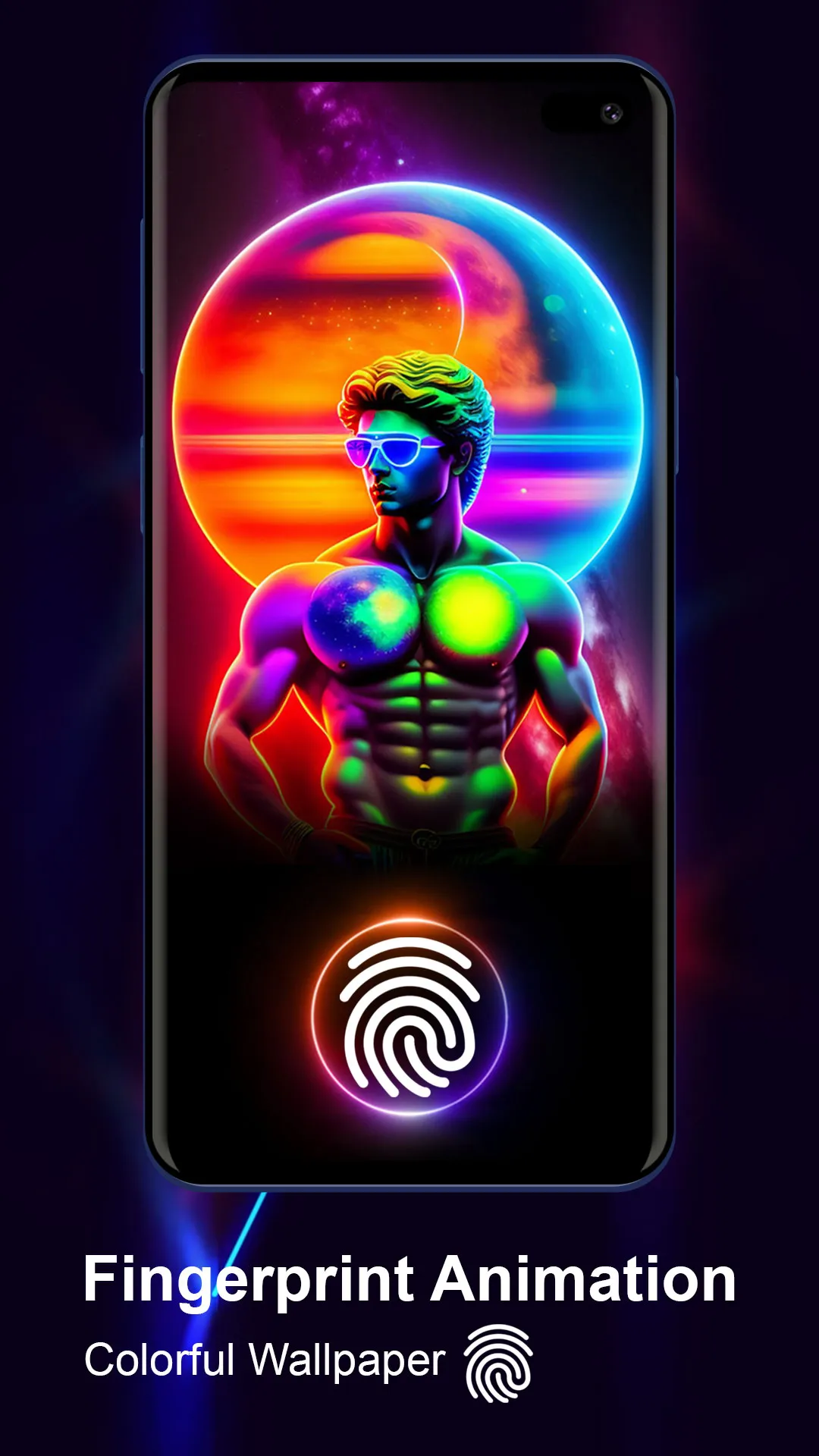 Fingerprint Animation Theme | Indus Appstore | Screenshot