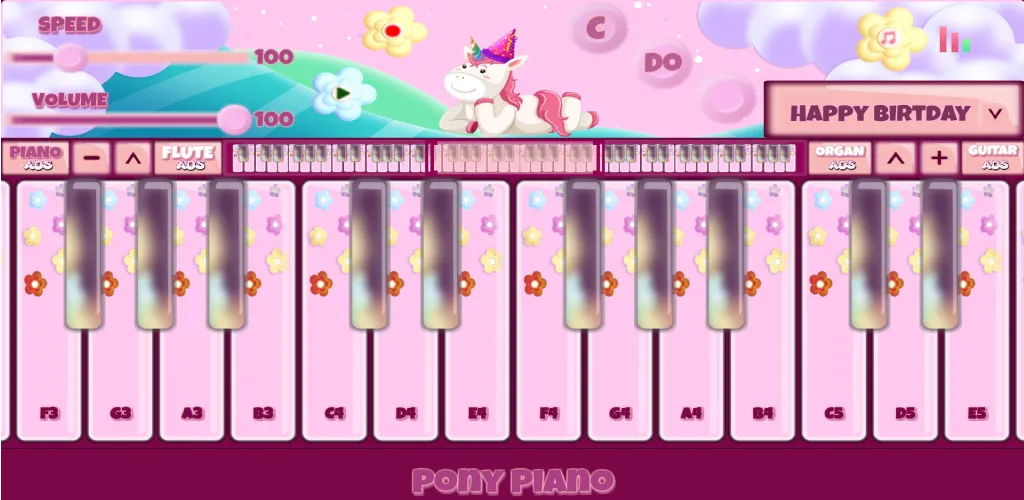 Pony Piano Pink | Indus Appstore | Screenshot