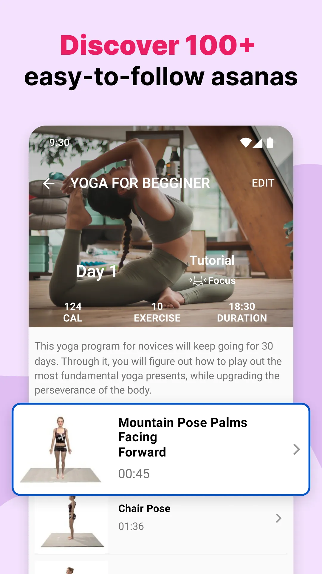 Daily Yoga For Beginners | Indus Appstore | Screenshot