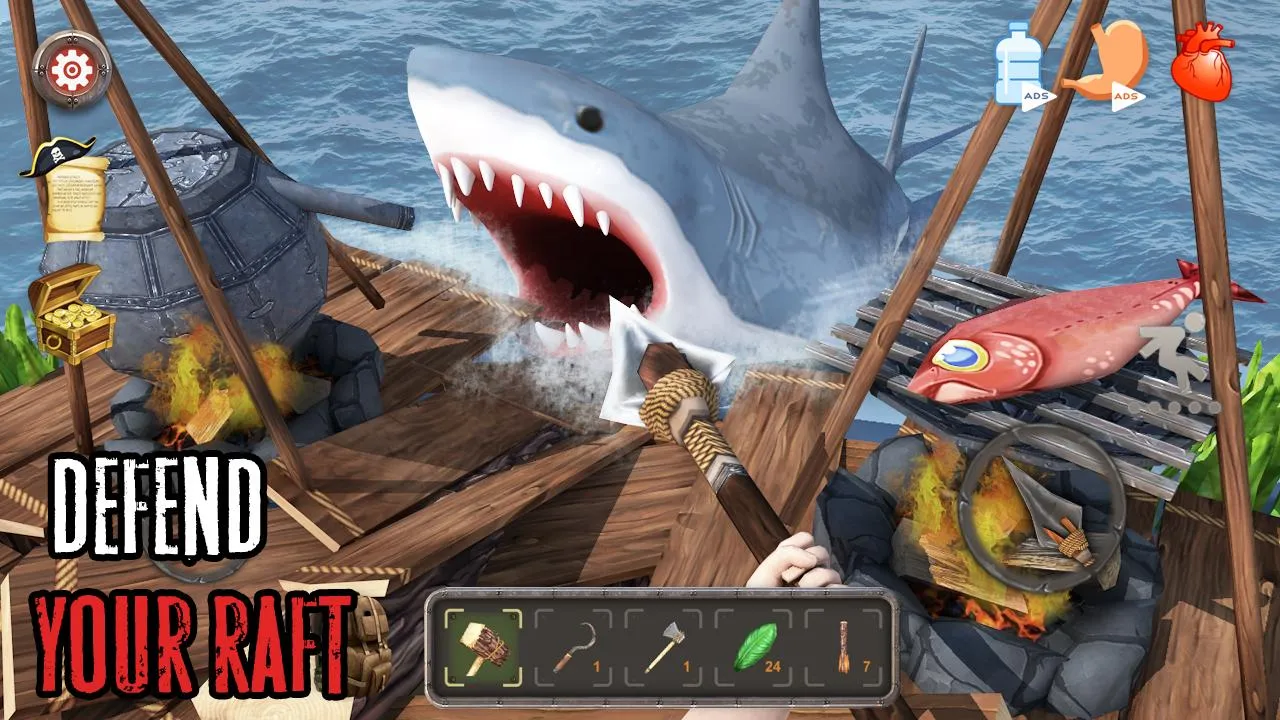 Shark Land: Desert Island | Indus Appstore | Screenshot