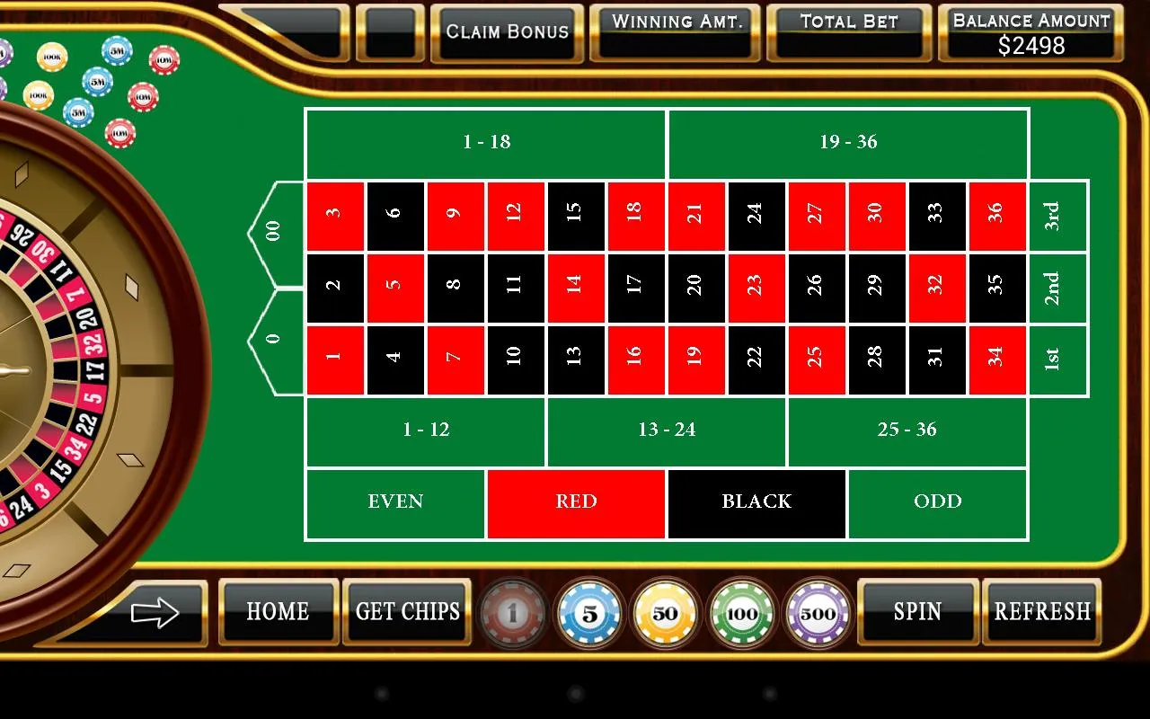 Roulette - Casino Style! | Indus Appstore | Screenshot