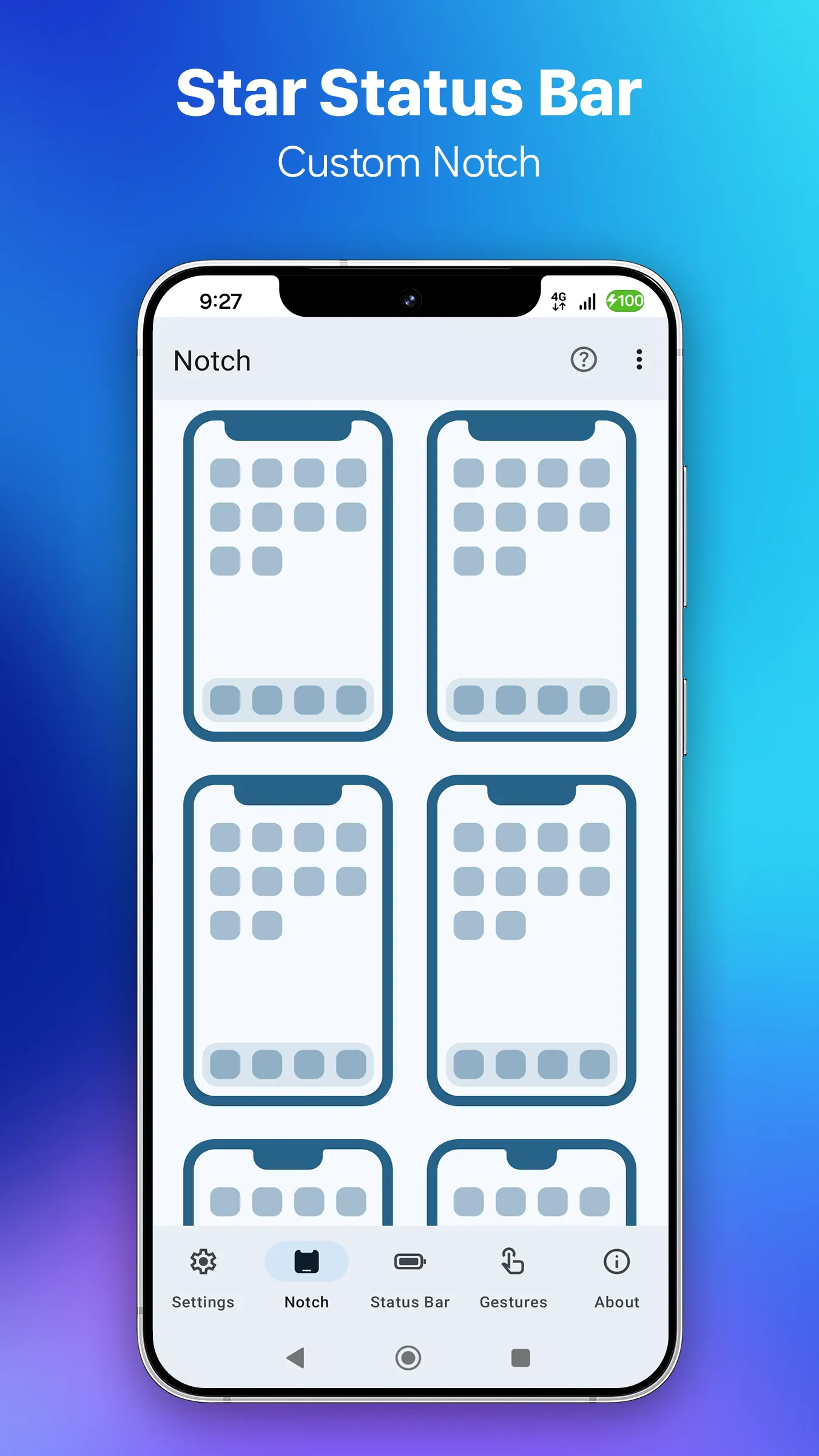 Star Status Bar: Custom Icons | Indus Appstore | Screenshot