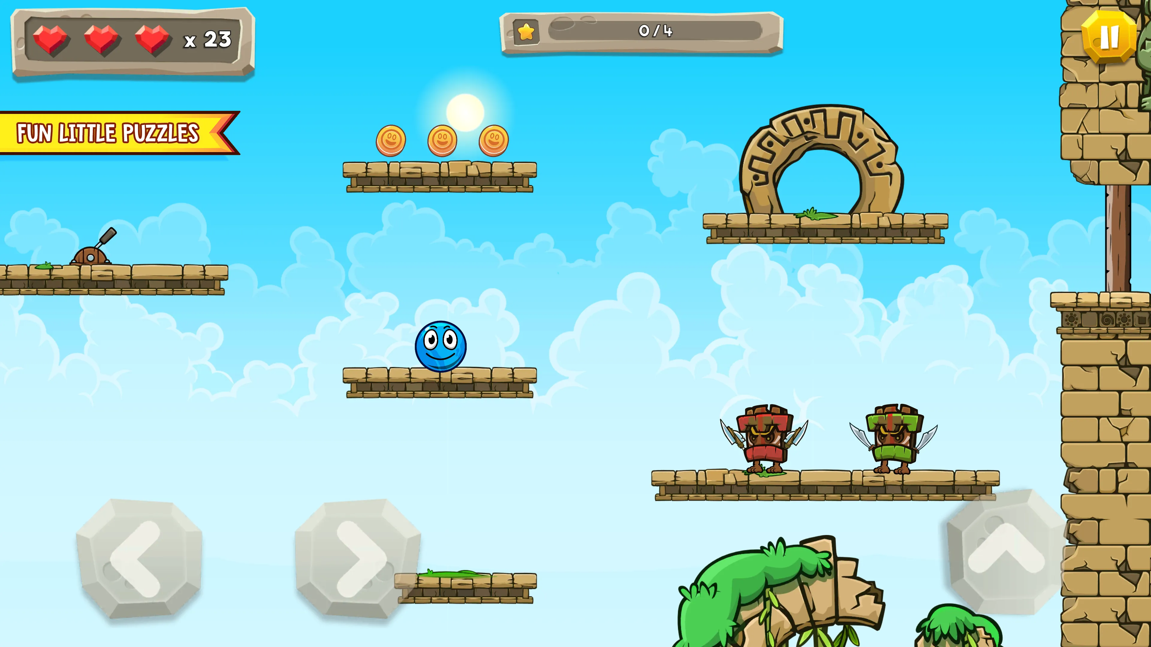 Blue Ball 11: Bounce Adventure | Indus Appstore | Screenshot