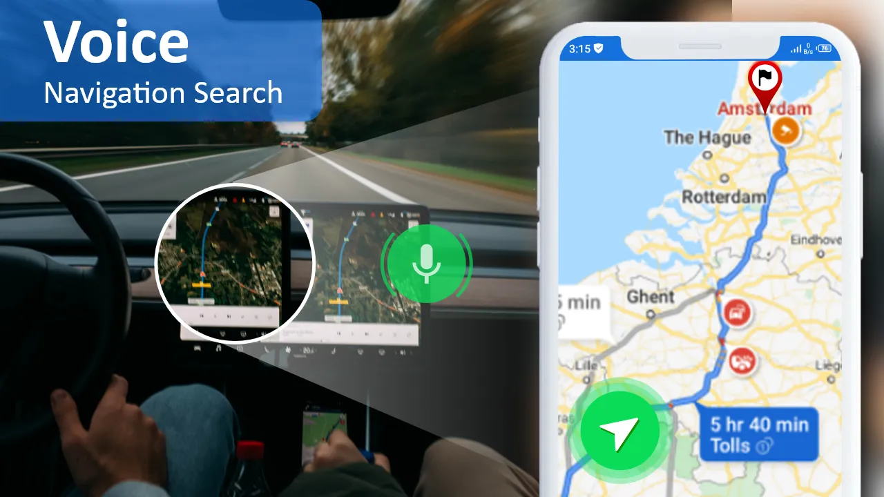 GPS Maps Location & Navigation | Indus Appstore | Screenshot