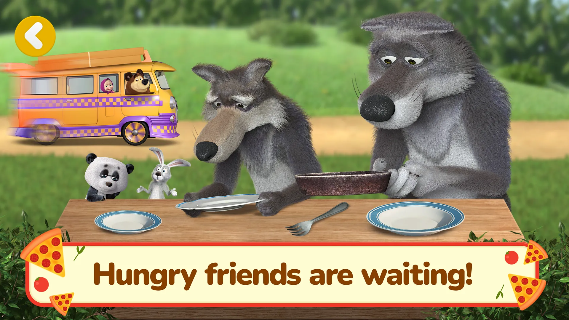 Masha and the Bear Pizza Maker | Indus Appstore | Screenshot