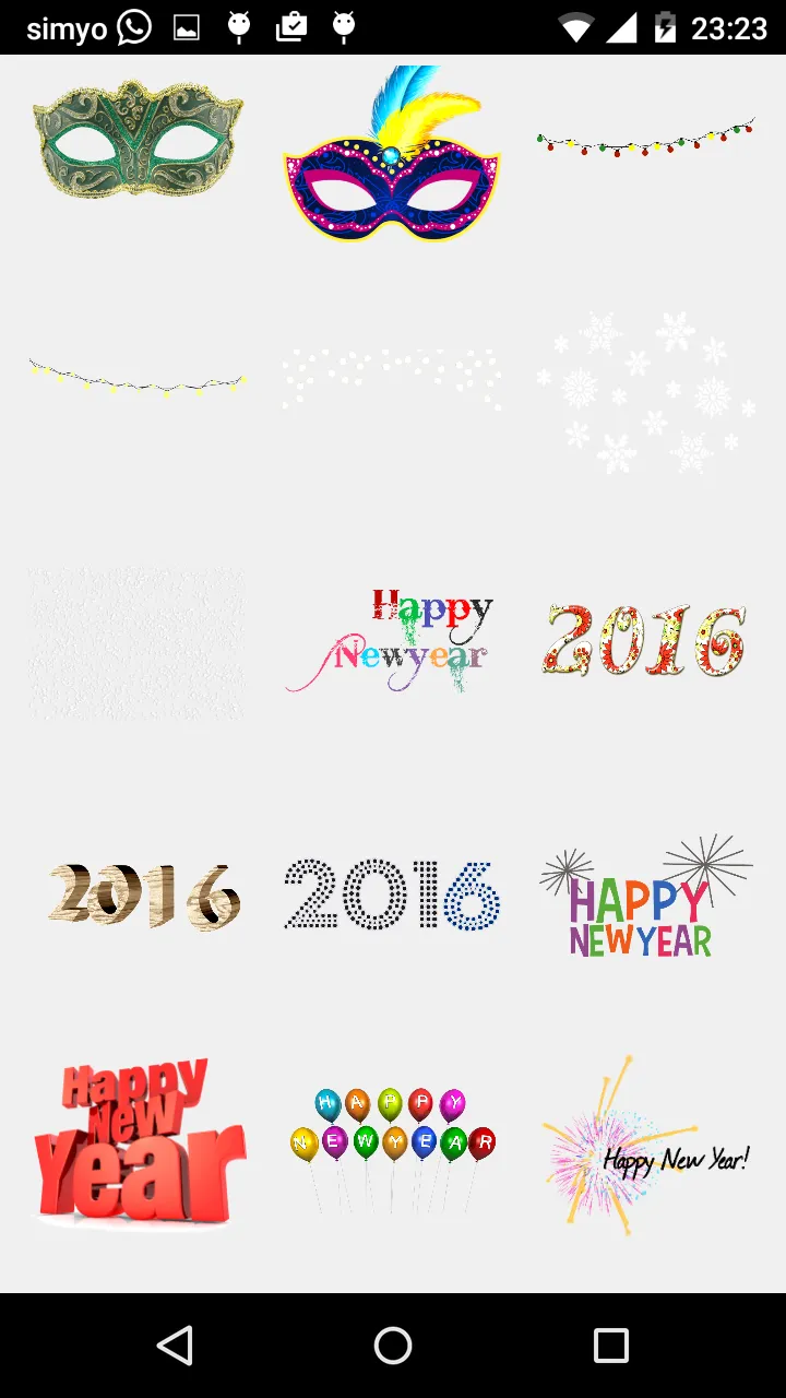 Happy New Year Stickers | Indus Appstore | Screenshot