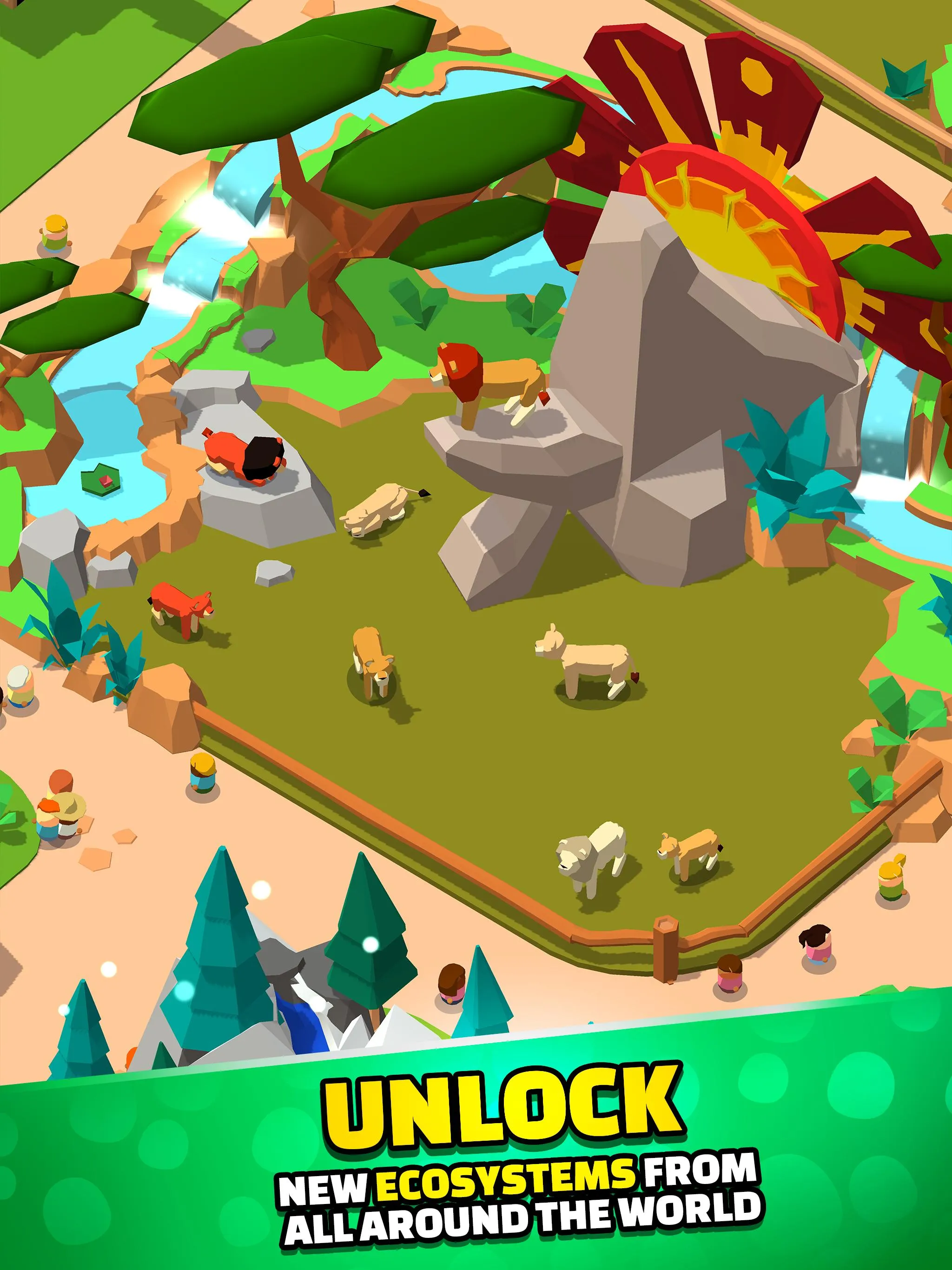 Idle Zoo Tycoon 3D - Animal Pa | Indus Appstore | Screenshot