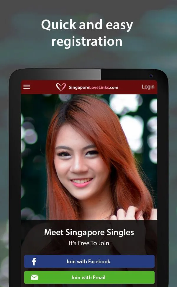 SingaporeLoveLinks Dating | Indus Appstore | Screenshot