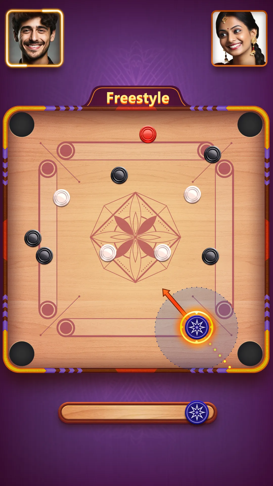 Carrom Plus-Disc Board Game | Indus Appstore | Screenshot