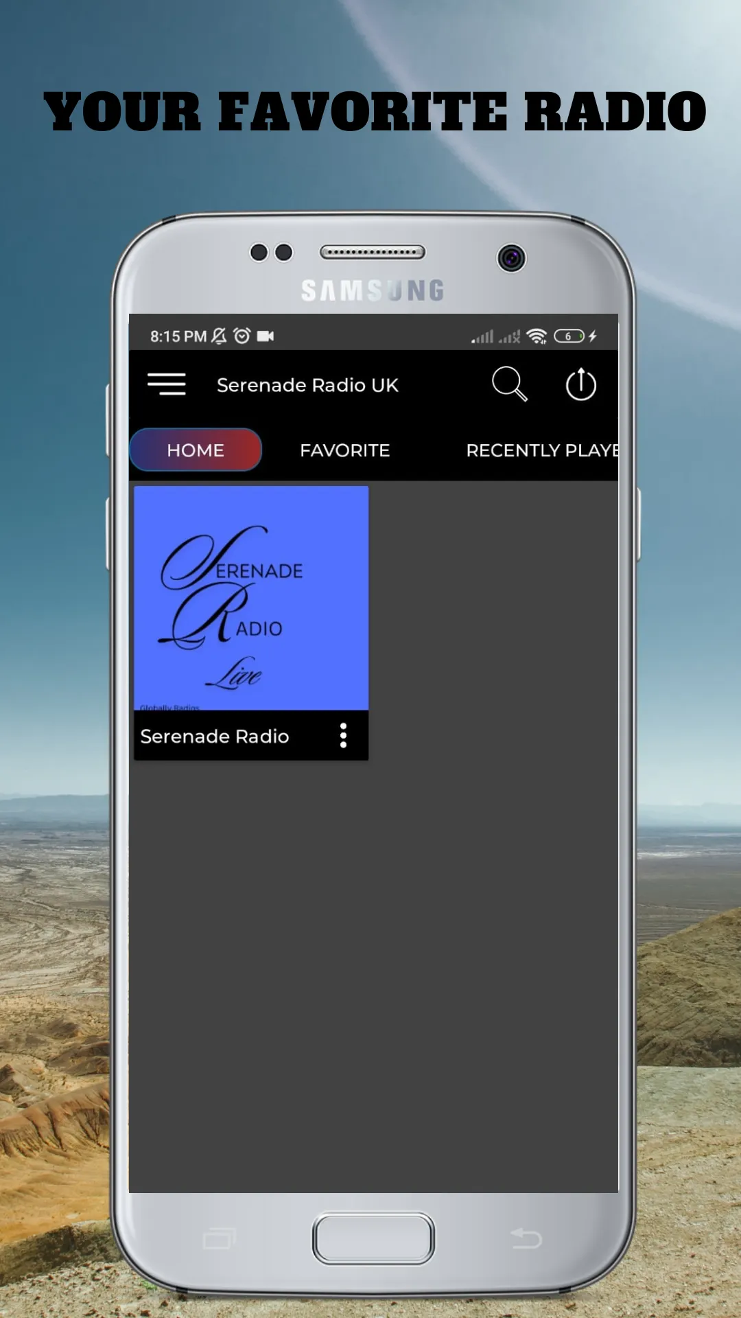 Serenade Radio UK App Radio | Indus Appstore | Screenshot