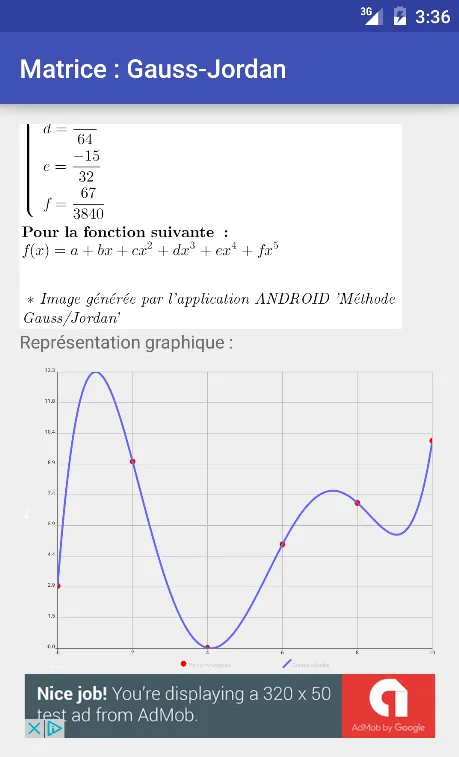 Matrice : Gauss-Jordan | Indus Appstore | Screenshot