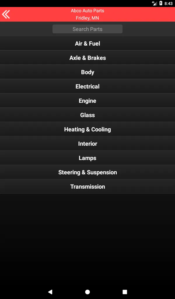 Abco Fridley Auto Parts | Indus Appstore | Screenshot