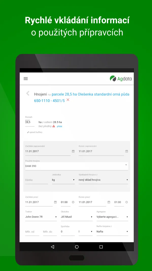 Agdata - vše pro chytrou farmu | Indus Appstore | Screenshot