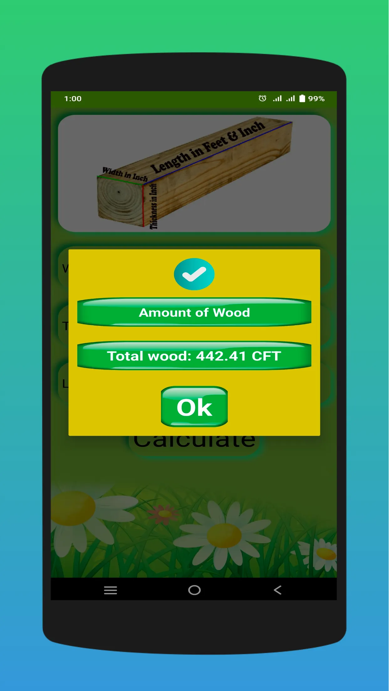 Wood Calculator | Indus Appstore | Screenshot