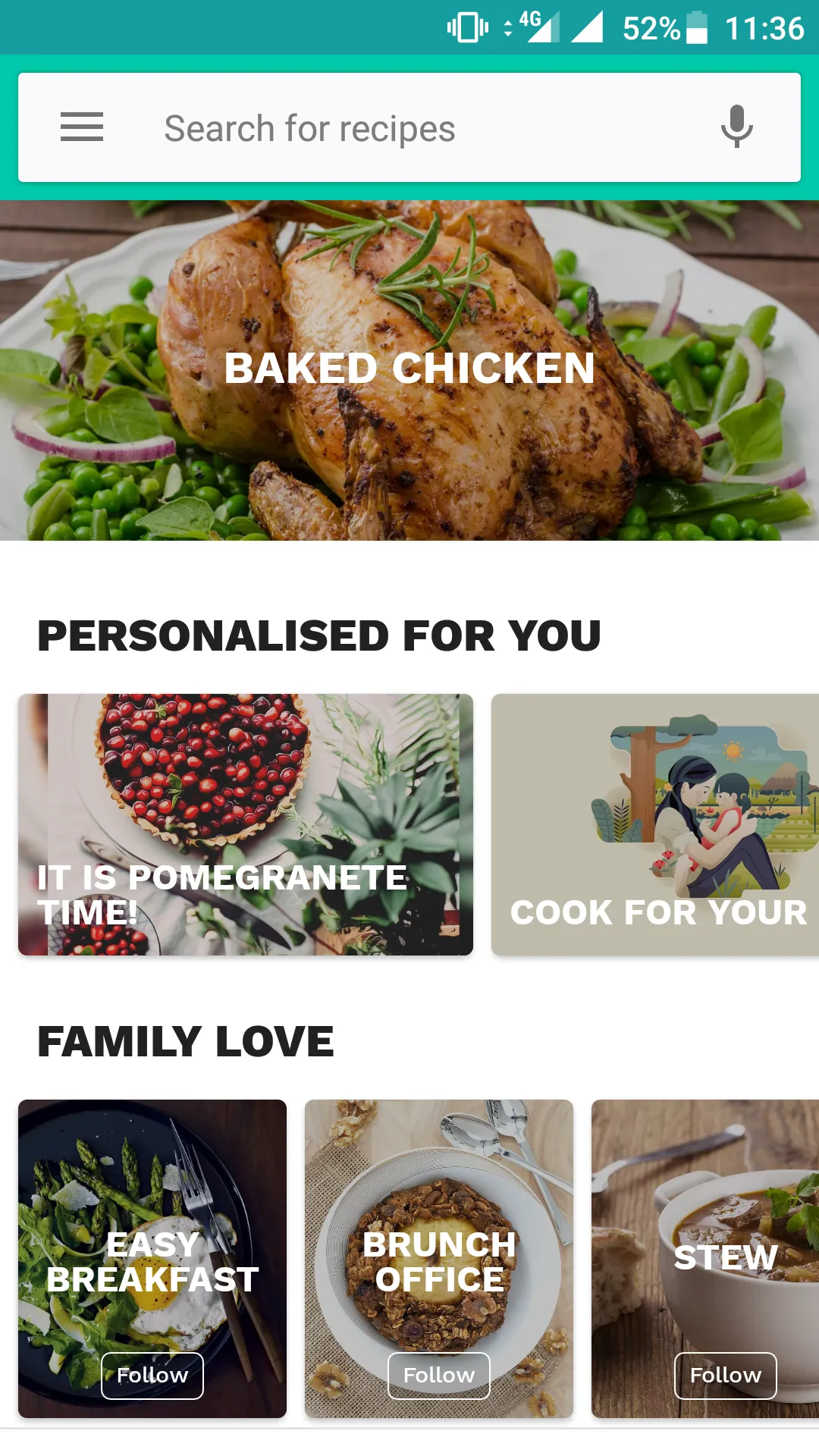 American cookbook | Indus Appstore | Screenshot