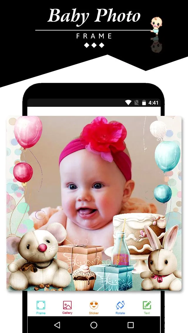 Baby Photo Frame | Indus Appstore | Screenshot