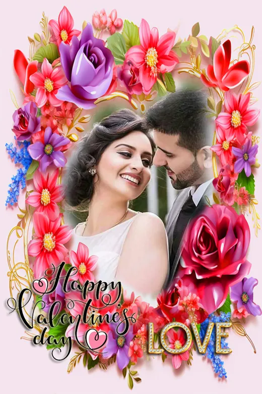 Valentine's Photo Frame 2024 | Indus Appstore | Screenshot