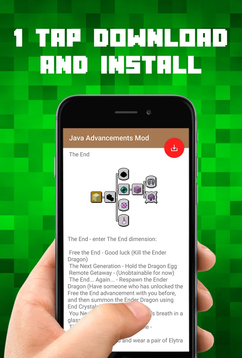 Java Advancements Mod | Indus Appstore | Screenshot