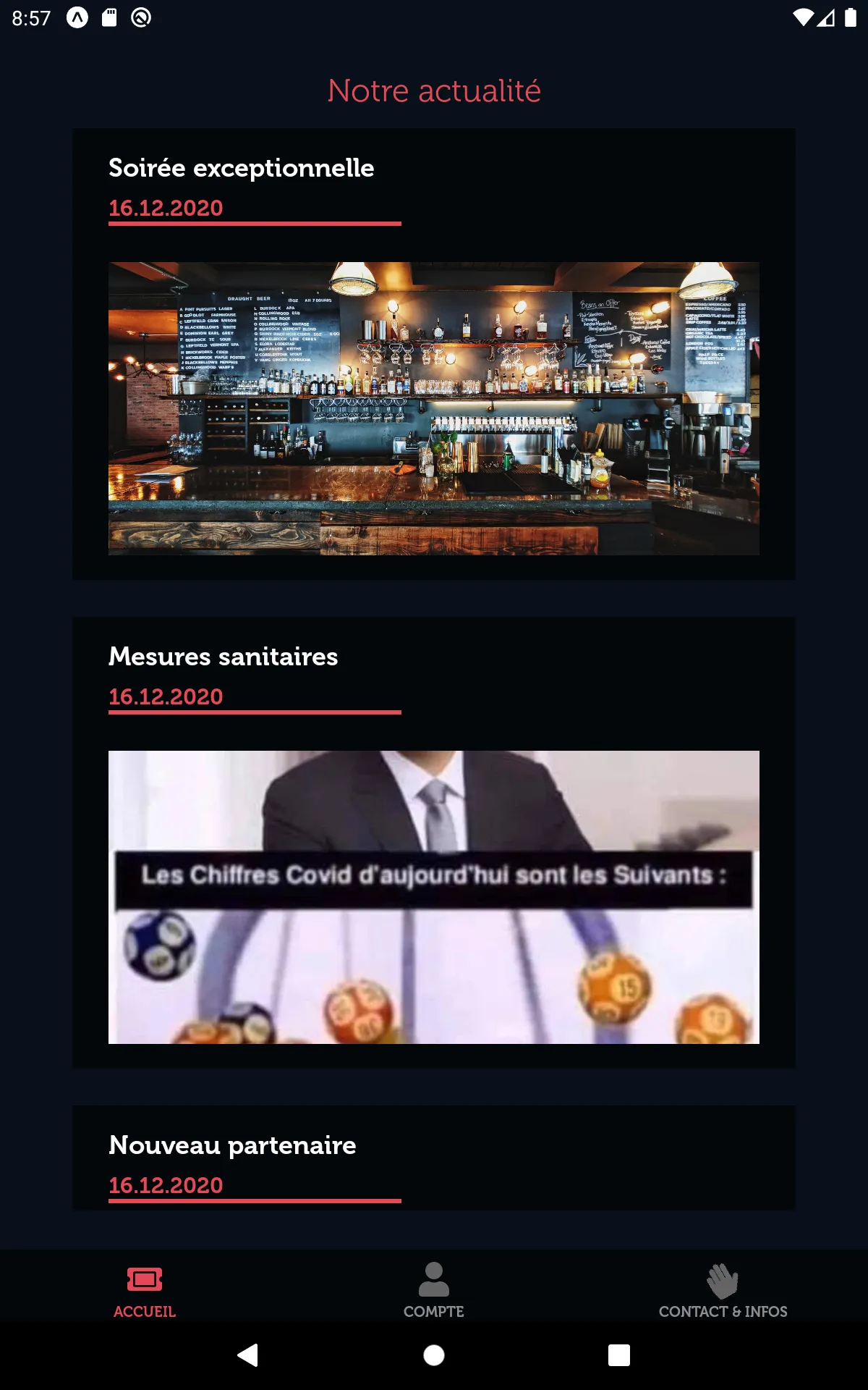 Lausanne Cocktail Club | Indus Appstore | Screenshot