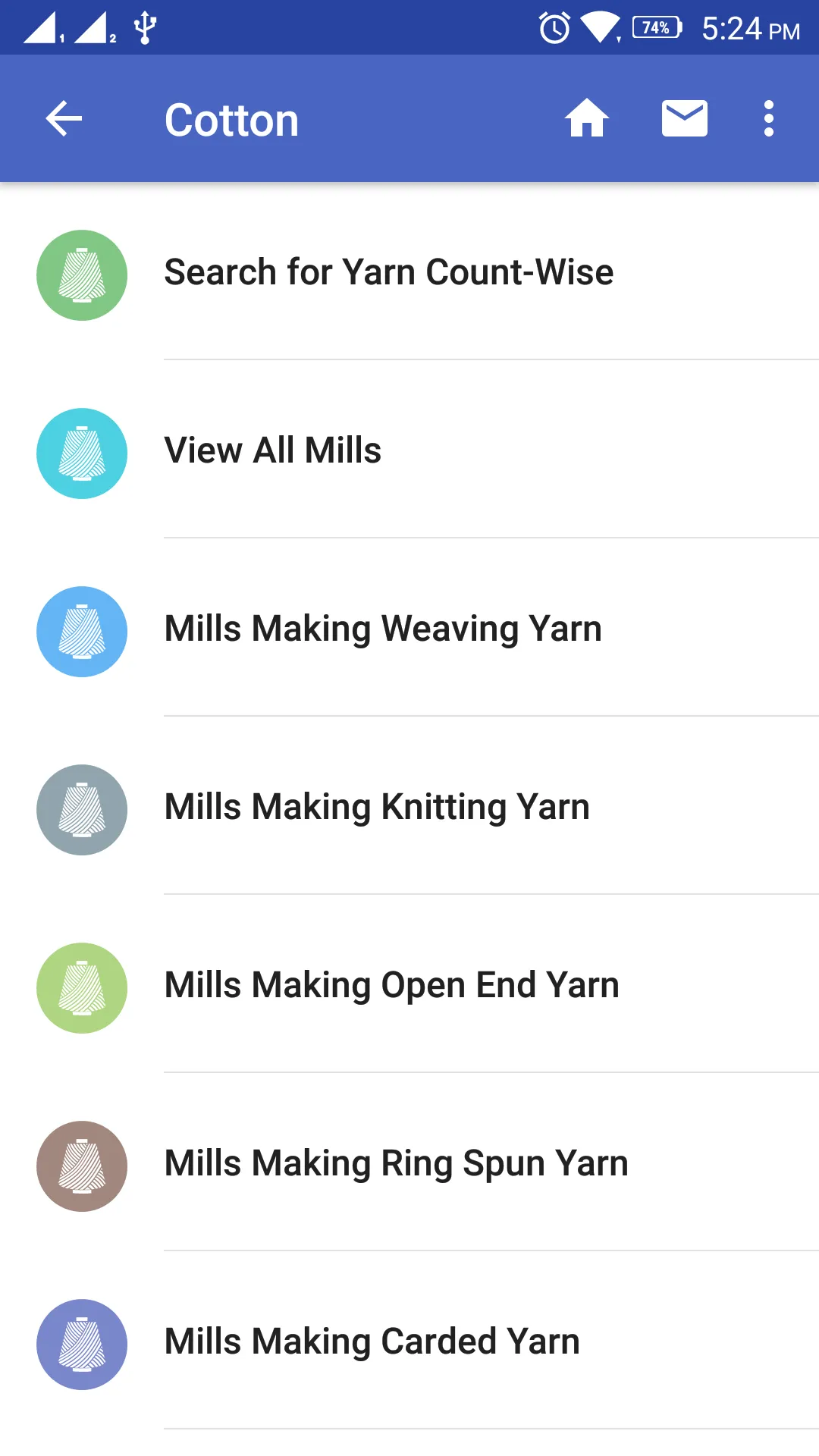 YarnLIVE - Live Yarn Rates, Co | Indus Appstore | Screenshot