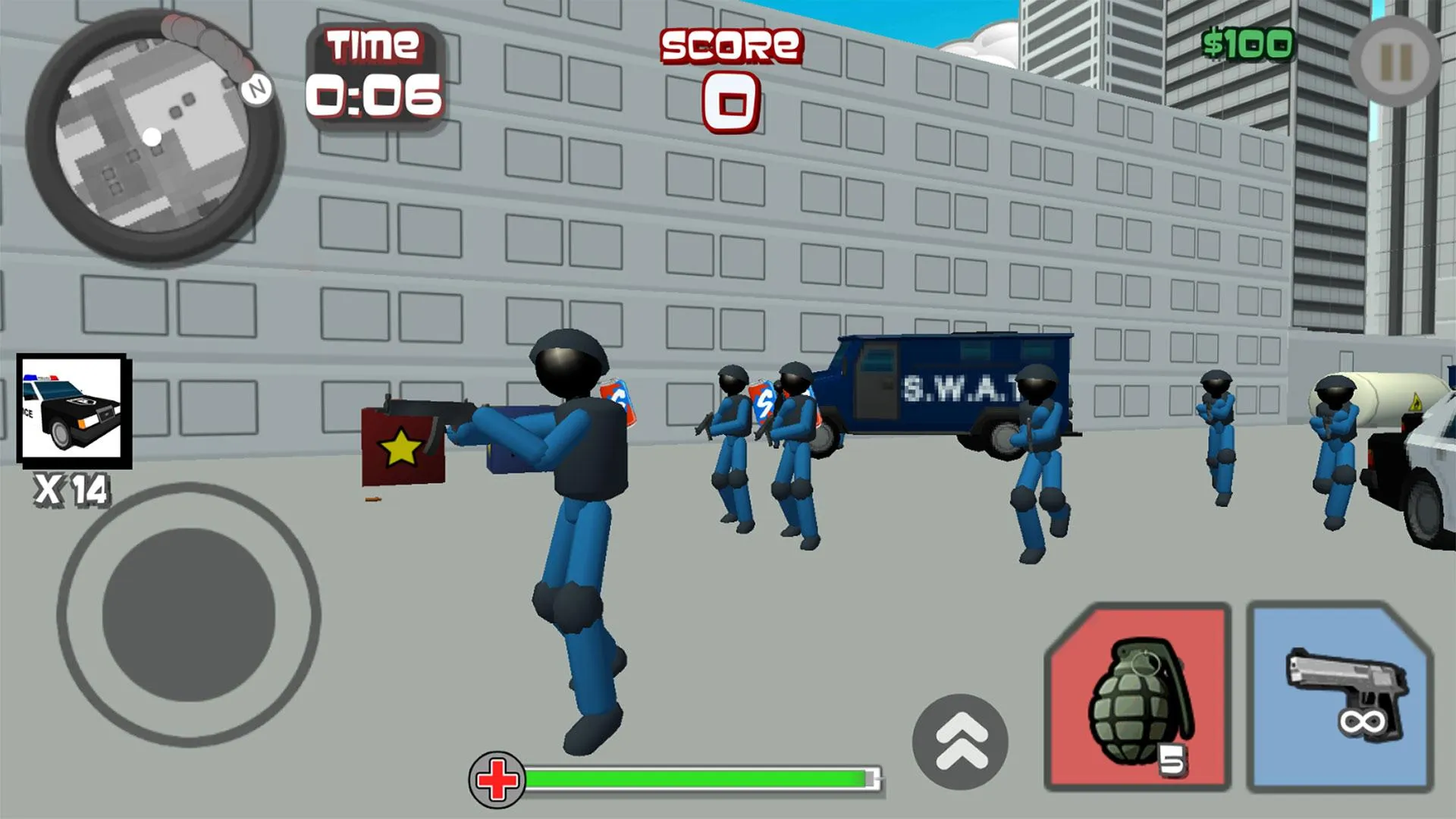 Stickman City Shooting 3D | Indus Appstore | Screenshot