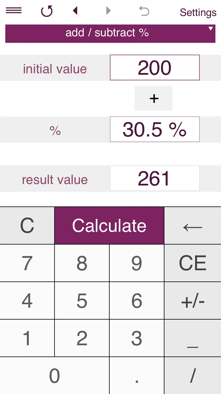 Percentage Calculator | Indus Appstore | Screenshot