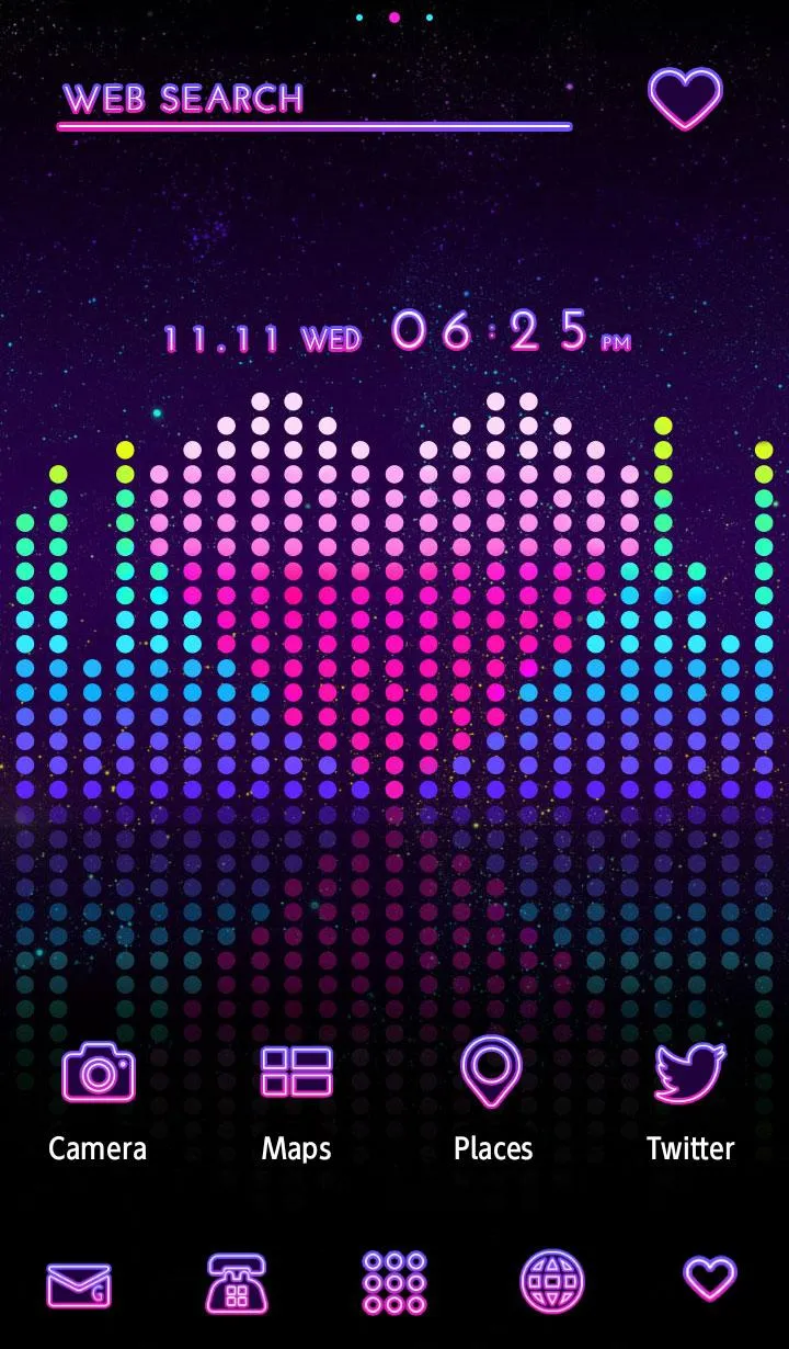 Heart wallpaper-Love Equalizer | Indus Appstore | Screenshot