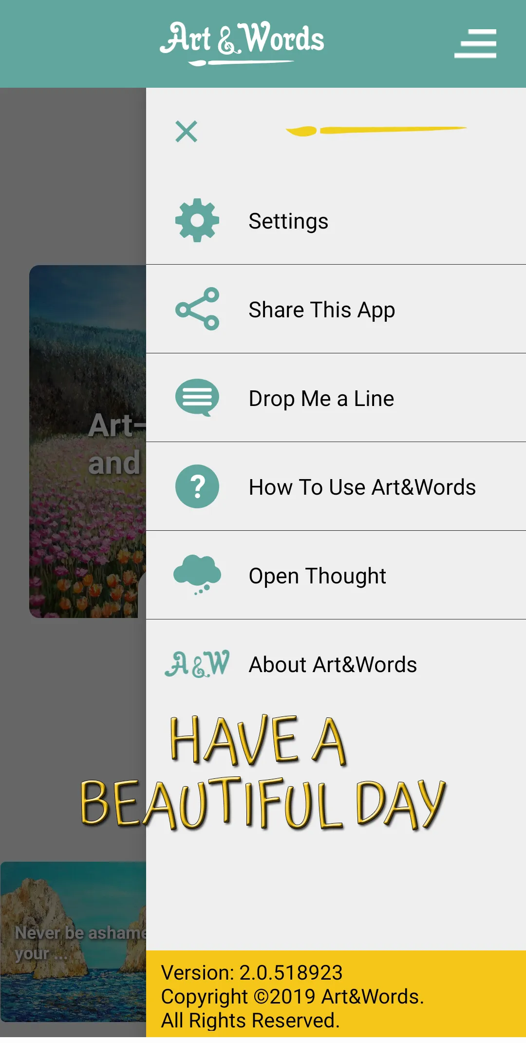 Art & Words | Indus Appstore | Screenshot