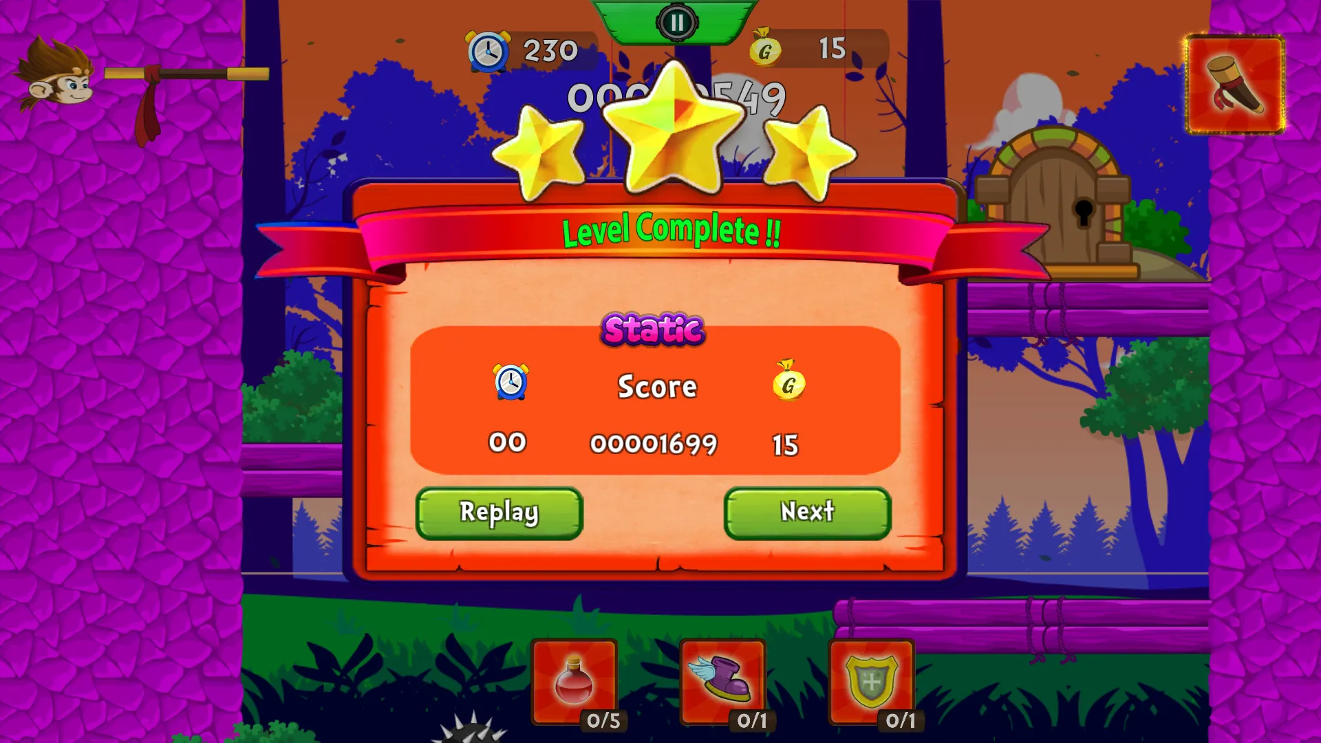 Jungle Monk Retro | Indus Appstore | Screenshot