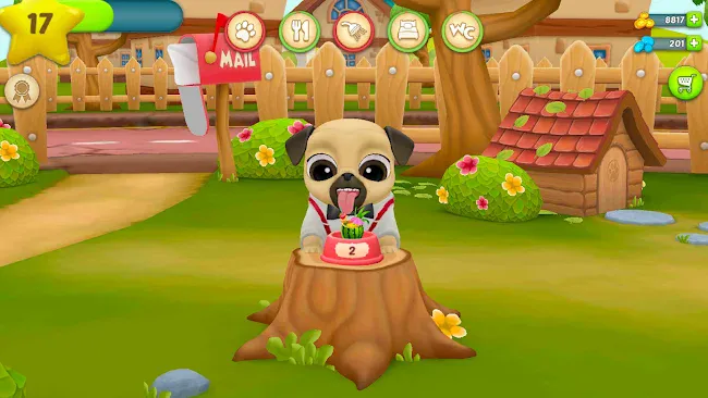 My Virtual Pet Louie the Pug | Indus Appstore | Screenshot