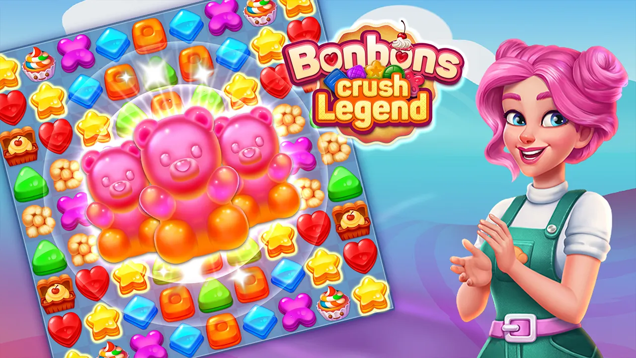 Bonbons Crush Legend - Match 3 | Indus Appstore | Screenshot