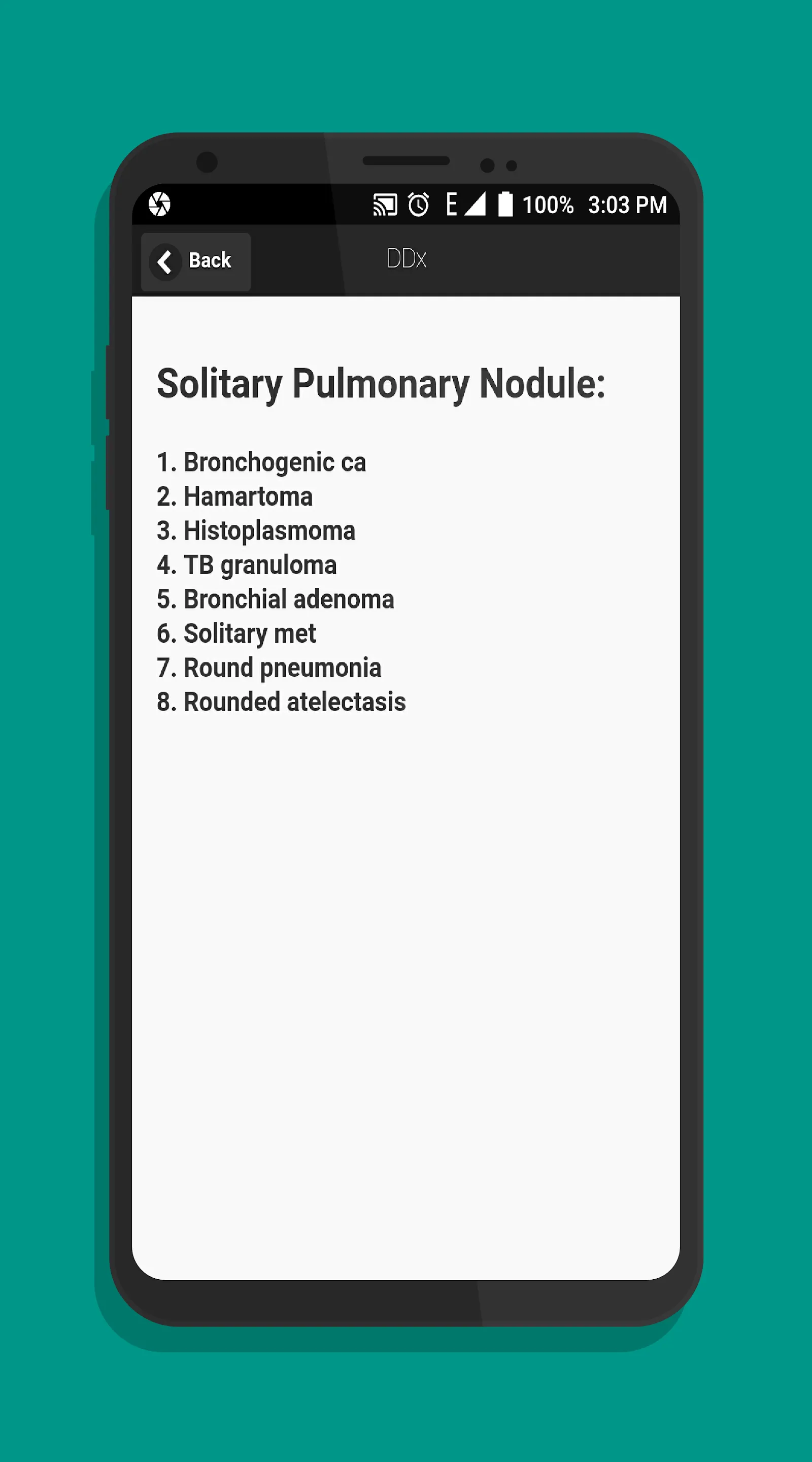 X-Ray Differential Diagnosis | Indus Appstore | Screenshot