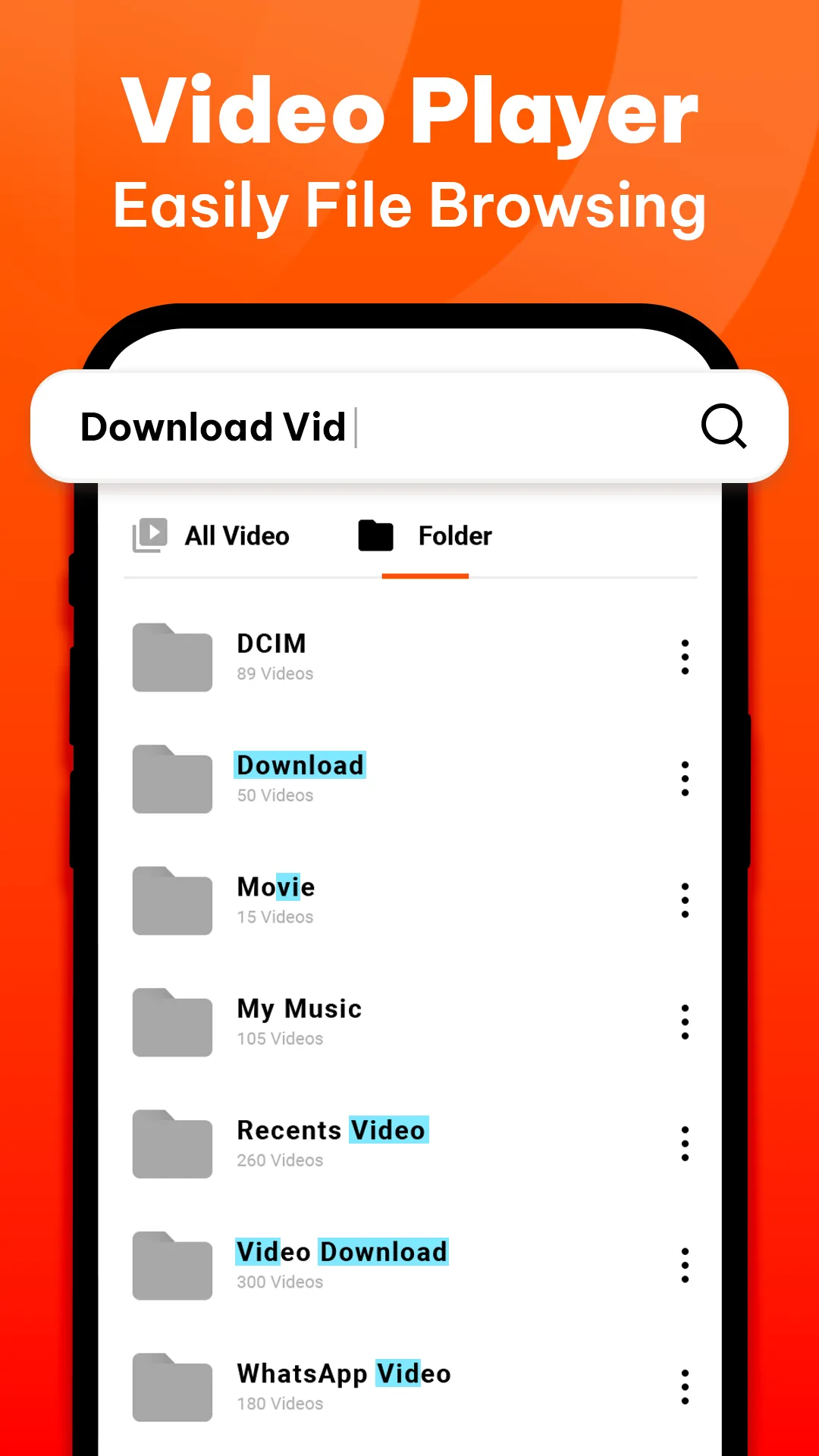 HD Video Player | Indus Appstore | Screenshot