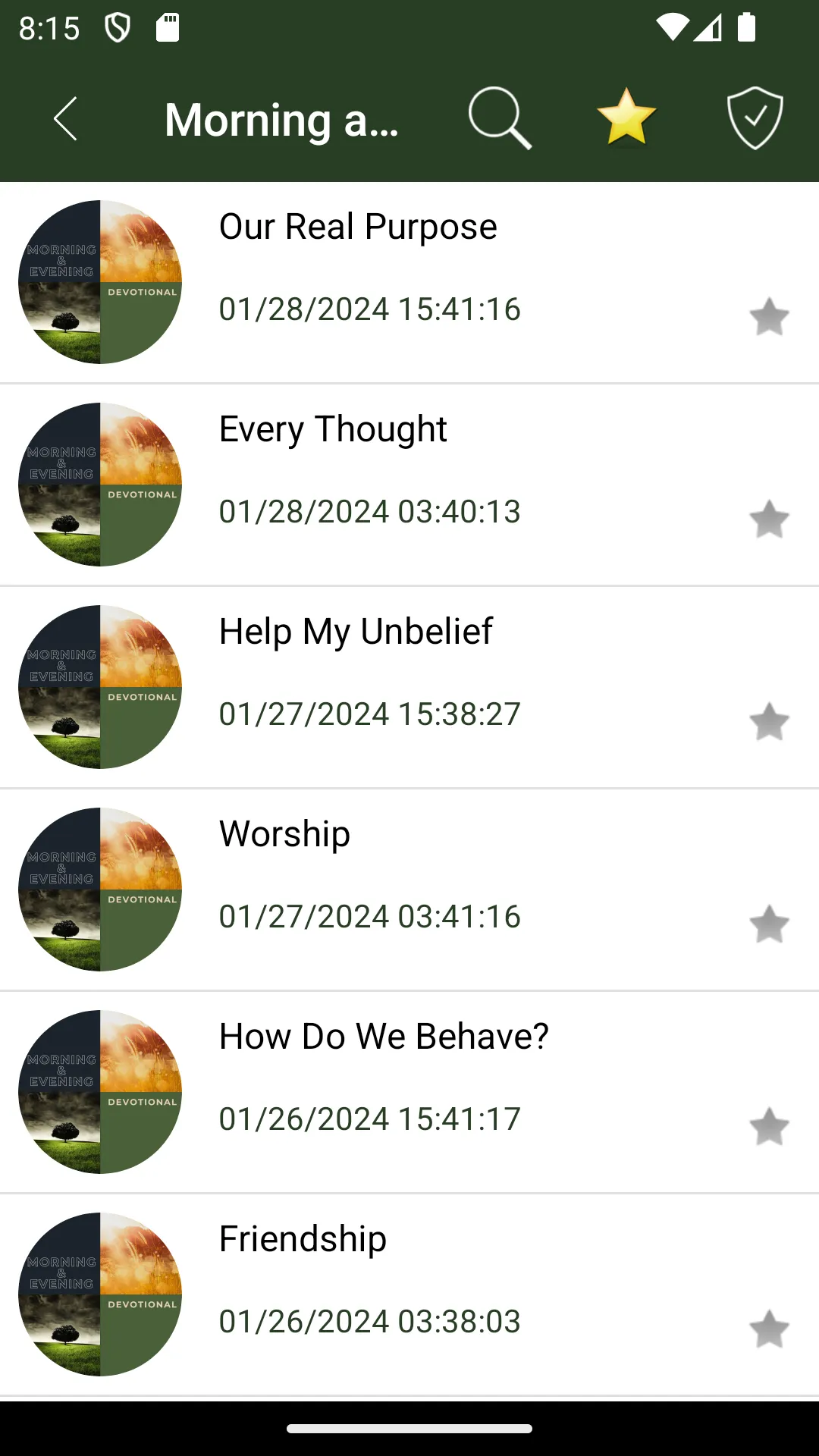 Morning & Evening Devotional | Indus Appstore | Screenshot