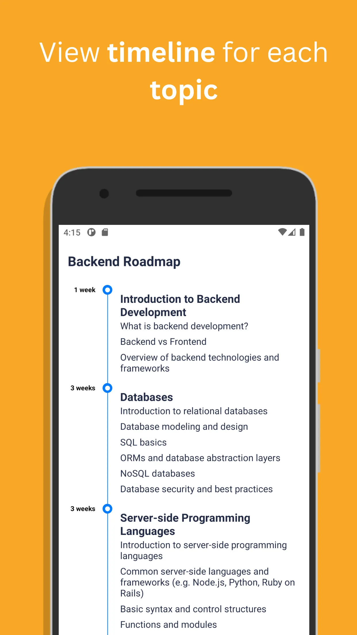 Dev World Roadmap | Indus Appstore | Screenshot