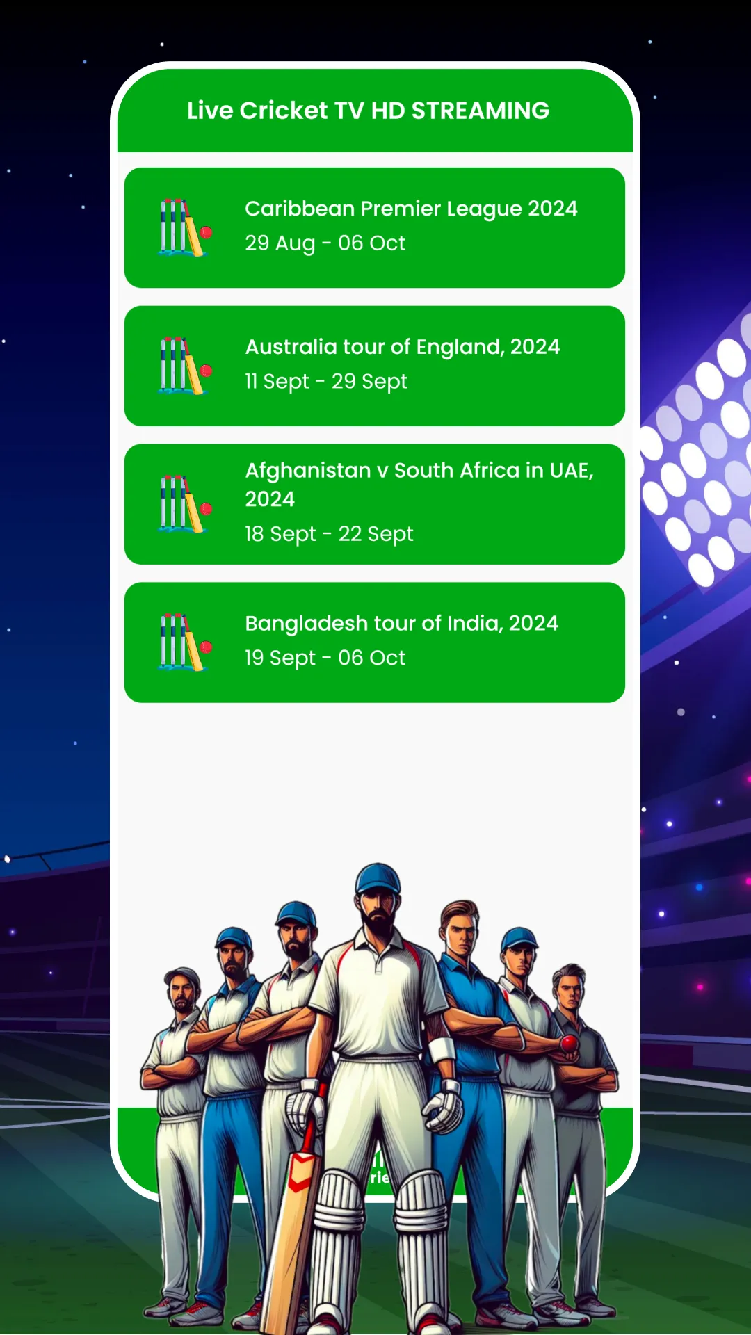 Live Cricket TV HD Streaming | Indus Appstore | Screenshot