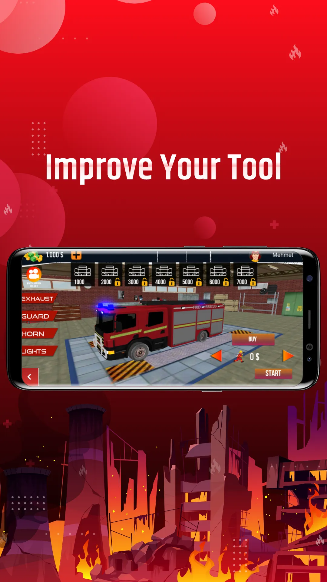 Fire Truck Games - Firefigther | Indus Appstore | Screenshot