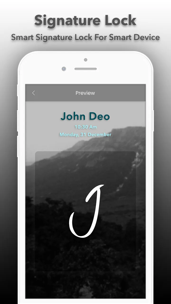 Signature Lock Screen | Indus Appstore | Screenshot