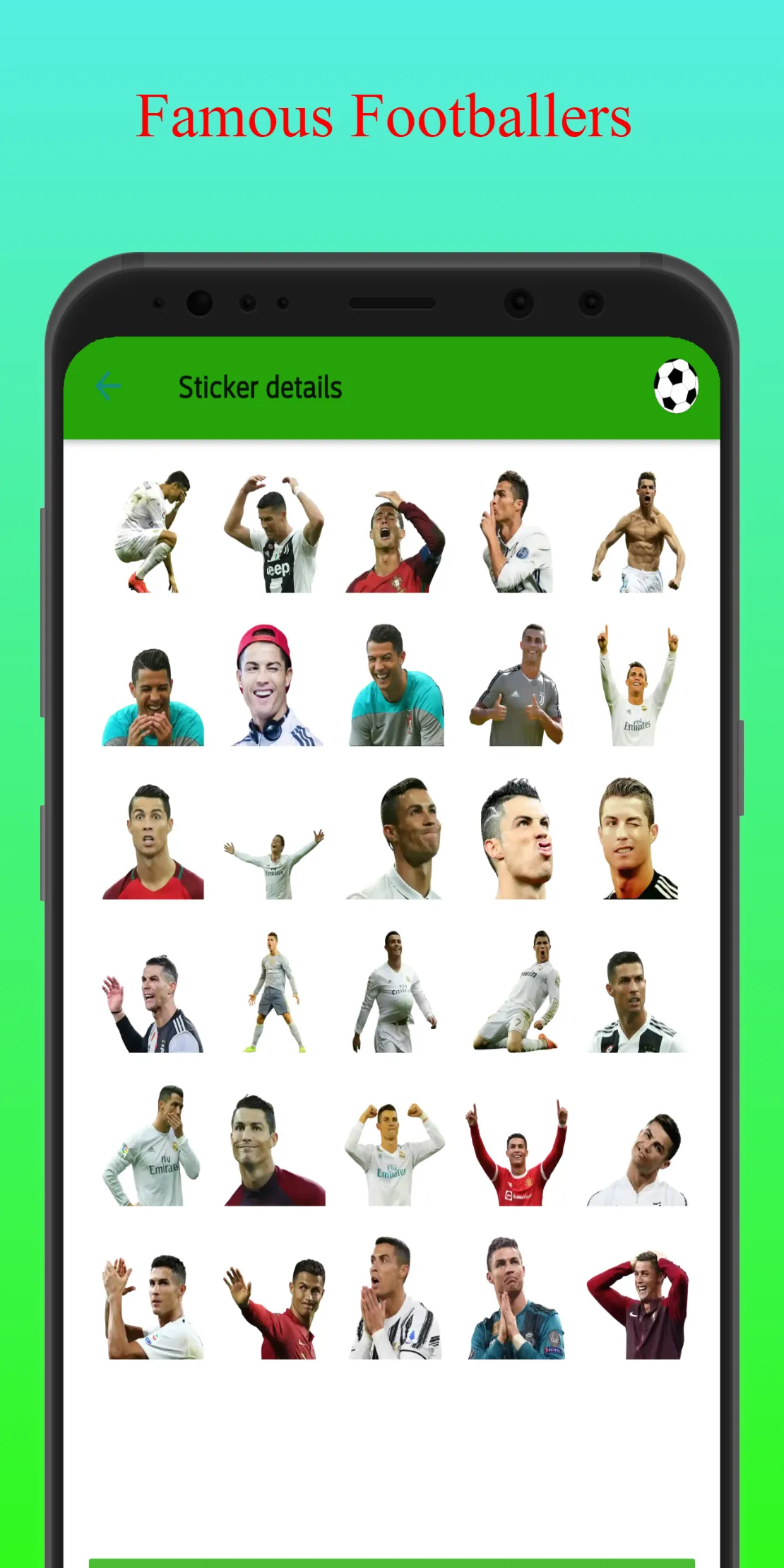 Football Stickers - WASticker | Indus Appstore | Screenshot