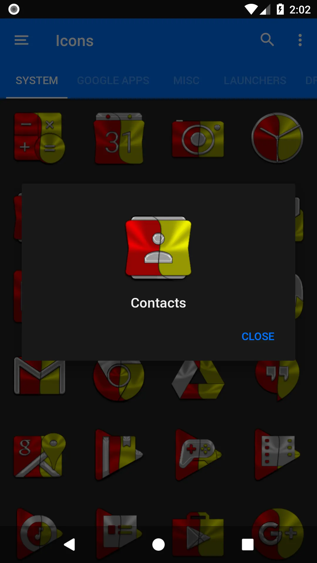 Red and Yellow Icon Pack | Indus Appstore | Screenshot