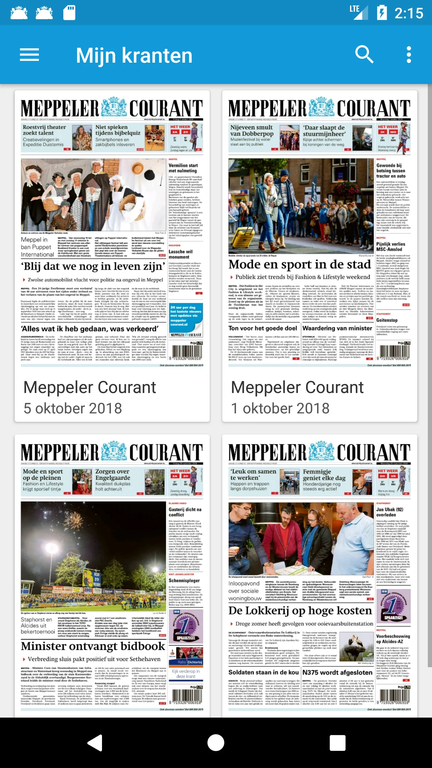 Meppeler Courant digitale kran | Indus Appstore | Screenshot