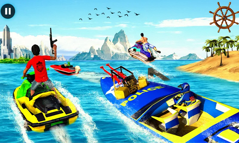 Police Jet Ski Chase Crime Sim | Indus Appstore | Screenshot