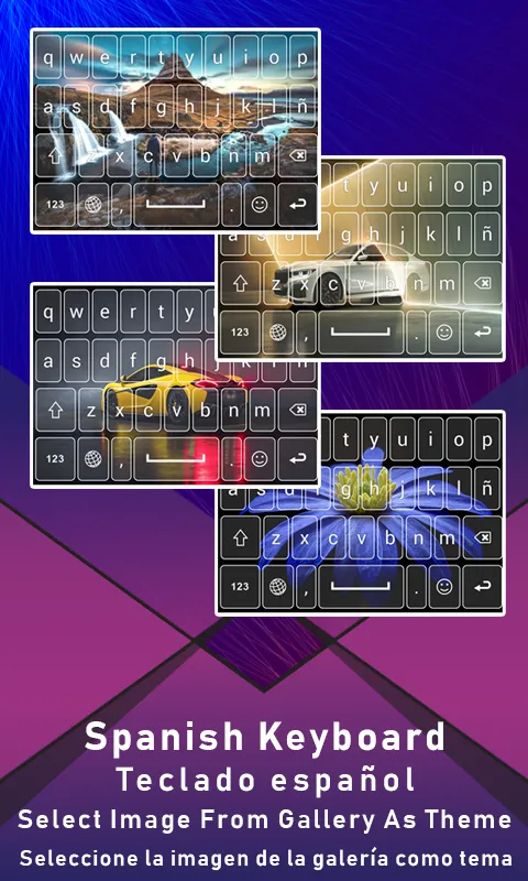 Spanish Keyboard with English | Indus Appstore | Screenshot